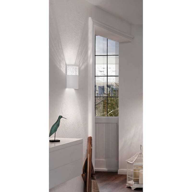 Eglo Carmelia 1-Light White Wall Light