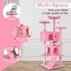 preview thumbnail 34 of 61, Furniture of America Cat Tree Multi-Level Cat Tower with Ladder, Platforms and Condos