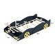 preview thumbnail 4 of 26, Playful Design Race Car-Shaped Twin Size Platform Bed with Wheels,Sturdy Wood Construction and Storage Space