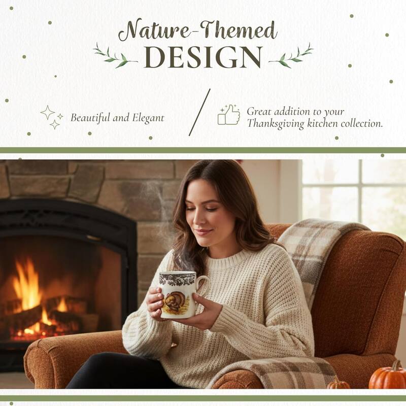 Spode Woodland Mug Turkey