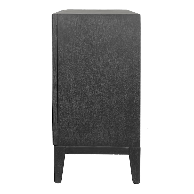 NPD Furniture Covey Cabinet 2 Doors, Brushstroke Black