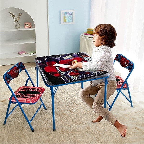 Kids foldable table and chair set clearance