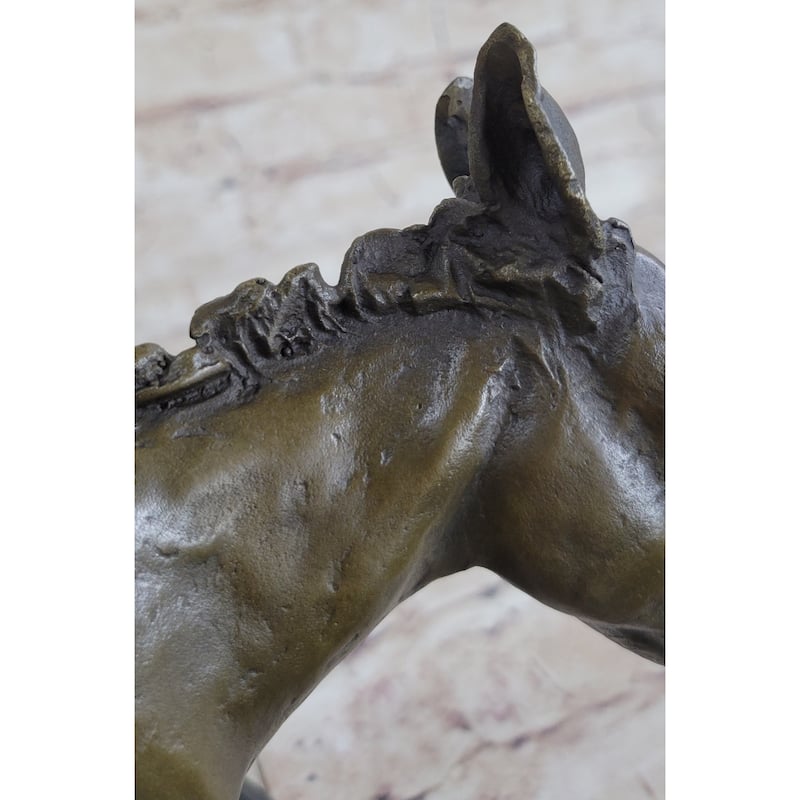 Vienna Austrian Cold Painted Bronze Animals Donkey Hot Cast Sculpture Figurine