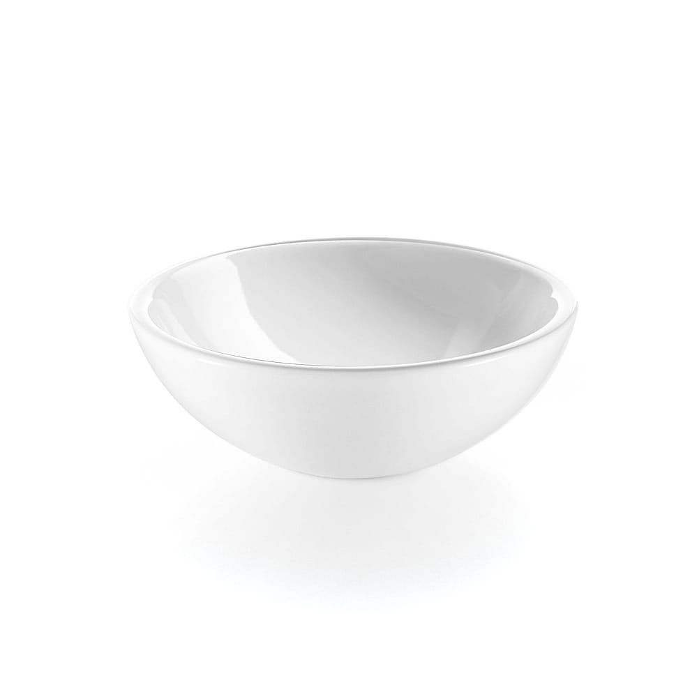 WS Bath Collections 10-3/5" Round Ceramic Vessel Bathroom Sink from