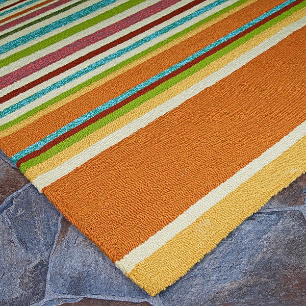 Miami Amber Multicolor Indoor Outdoor Area Rug On Sale Overstock 10437654