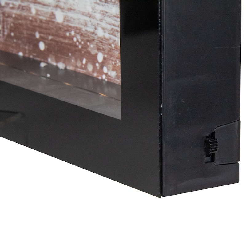 14" Black 3D "Have A Holly Jolly Christmas" LED Christmas Box Decor