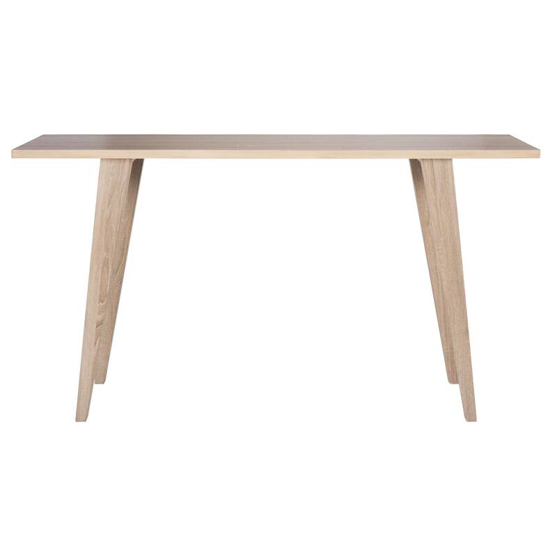 SAFAVIEH Darla Oak Console - 59" x 17.6" x 32.3" - 59Wx18Dx32H - Oak