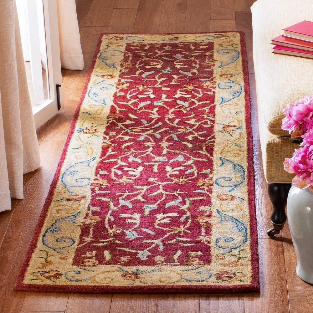 SAFAVIEH Handmade Bergama Andere Oriental Hand-spun Wool Rug