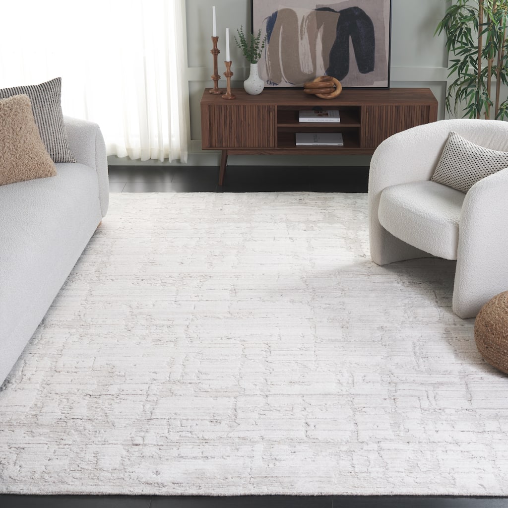SAFAVIEH Hand-Loomed Mirage Doha Modern & Contemporary Viscose Rug