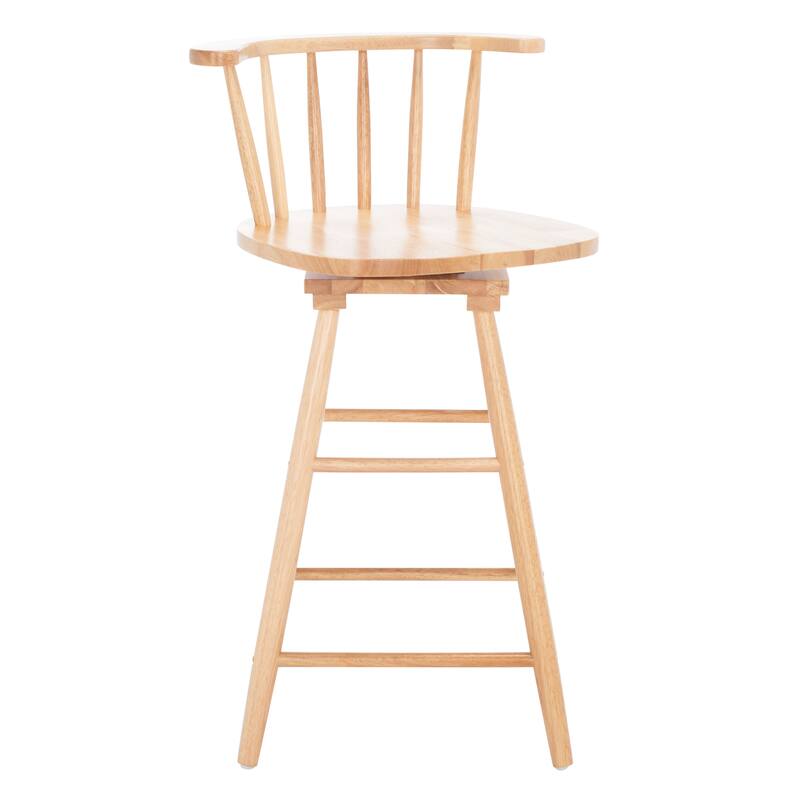 SAFAVIEH Gunnlaug Swivel 25-inch Counter Stool - 21 In. W x 17 In. D x 36 In. H - 21Wx17Dx36H