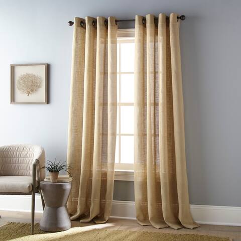 Grand Avenue Cecily Grommet Single Curtain Panel