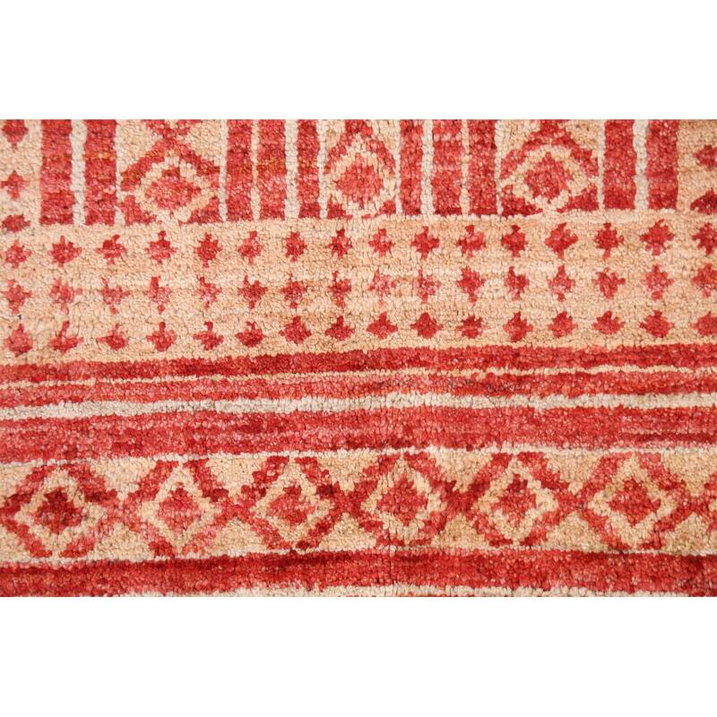 Tribal Gabbeh Kashkoli Oriental Wool Area Rug Handmade Office Carpet - 5'7" x 7'8"