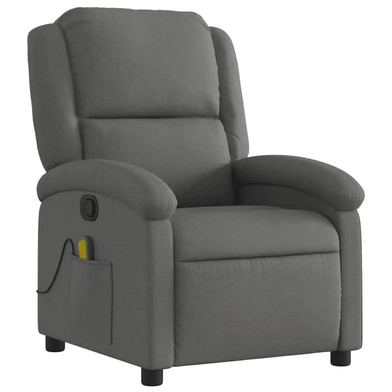 vidaXL Recliner Chair Adjustable Wingback Armchair for Home Theater Fabric