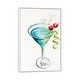 preview thumbnail 2 of 10, iCanvas "Cocktail II" by Patricia Pinto Framed Canvas Print White - 26x18