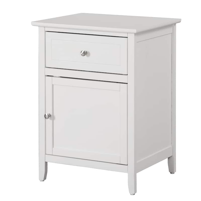 Glory Furniture Izzy G1410-N-00 1 Drawer /1 Door Nightstand , Cherry