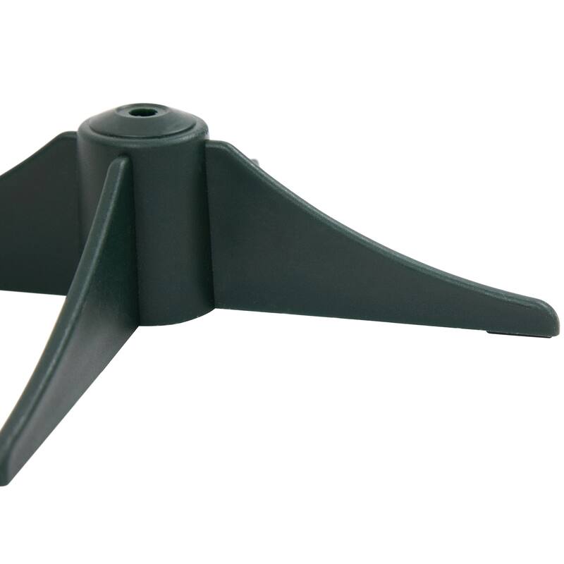 Green Plastic Christmas Tree Stand for 2' - 2.5' Artificial Trees. - 6.5