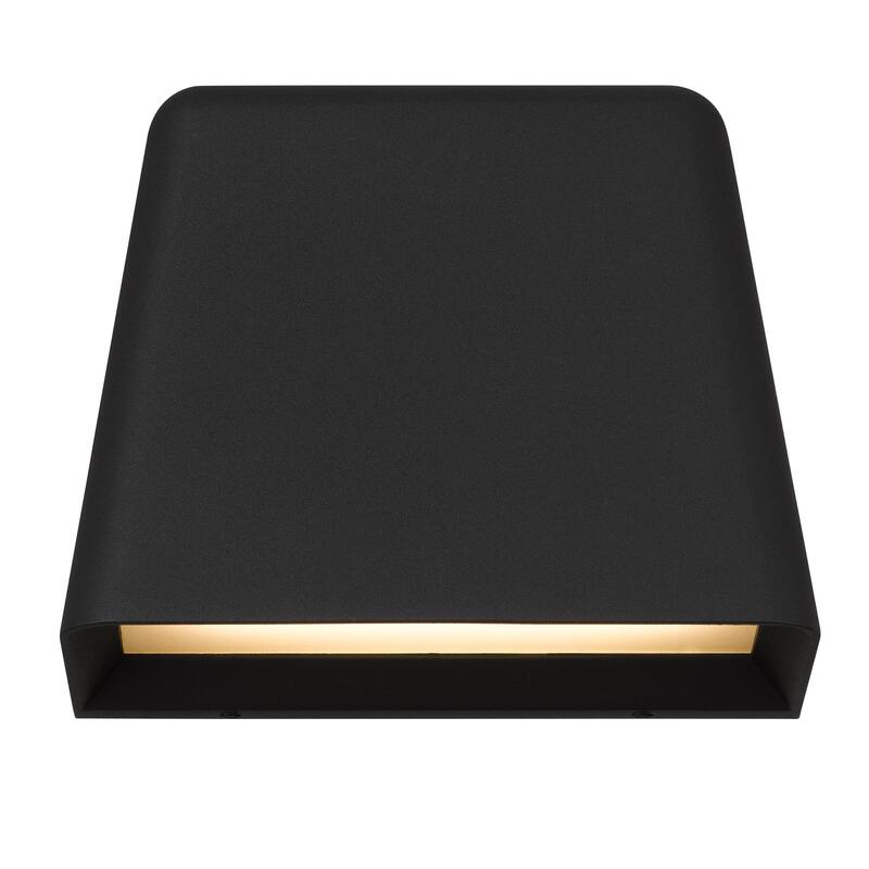 5.5" Sand Black LED Wall Sconce