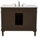 preview thumbnail 2 of 9, Elegant Lighting VF13042-VW Lexington 42" Free Standing Single Basin