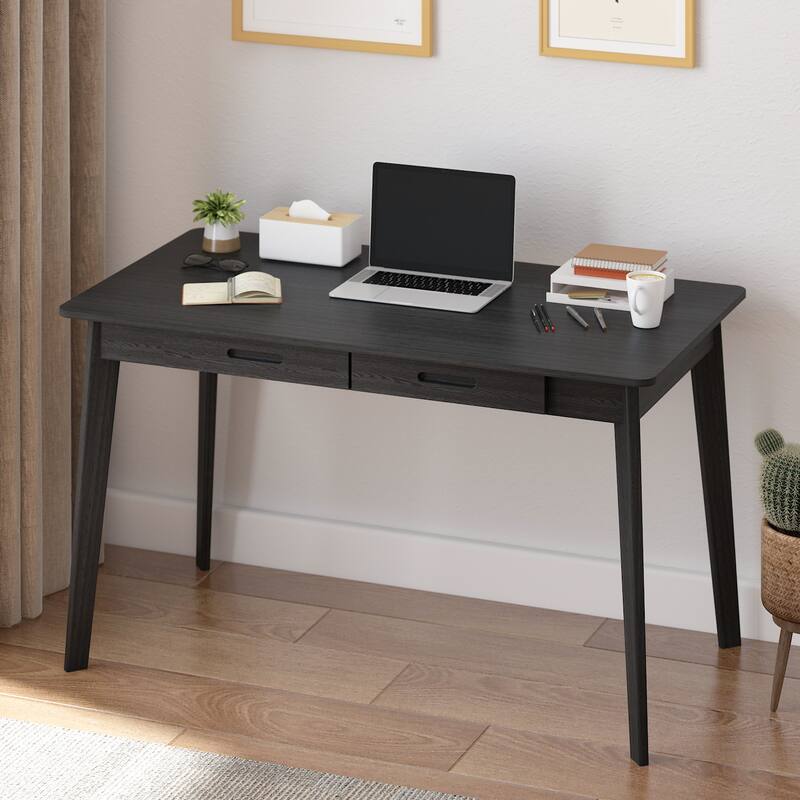 47.2"W Wood Desk Writing Desk Computer Desk