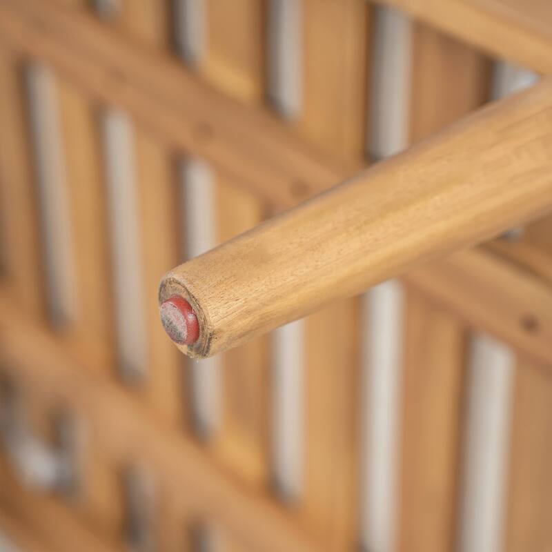 Outdoor Acacia Wood Lounge Chair