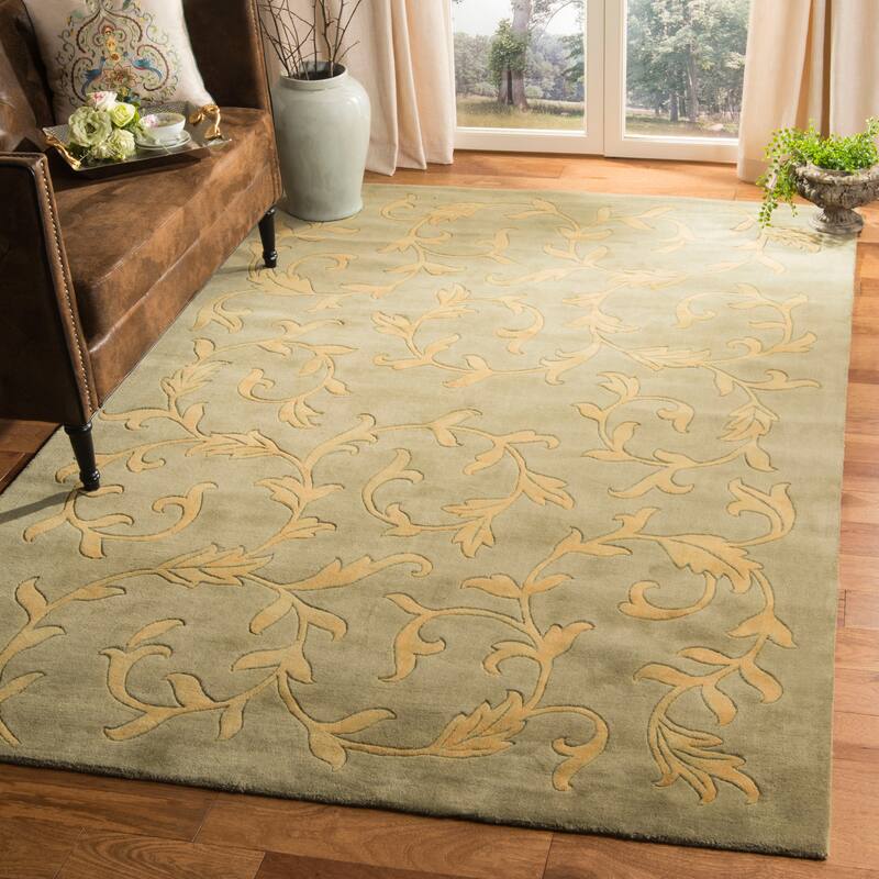 SAFAVIEH Handmade Impressions Jayda Modern Wool Rug