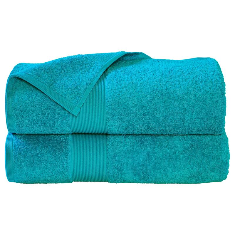 Fabstyles Luxury Large Bath Sheet 35 by 70 Inches Set of 2 On Sale