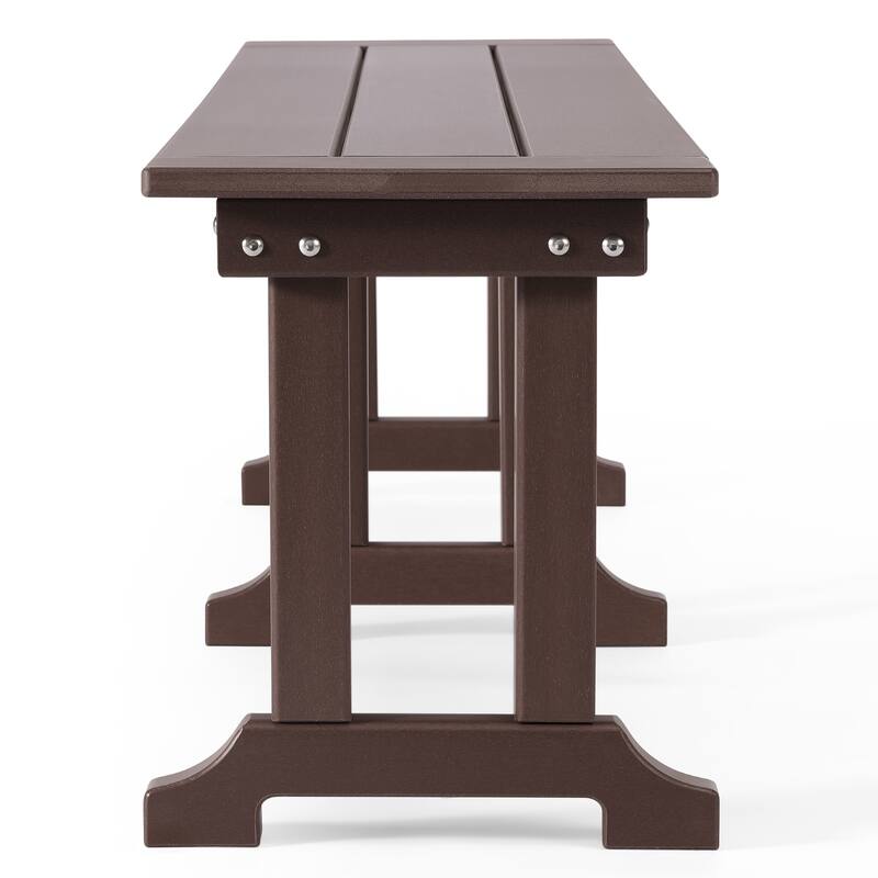 Laguna Hdpe All Weather Outdoor Patio 65" Bench