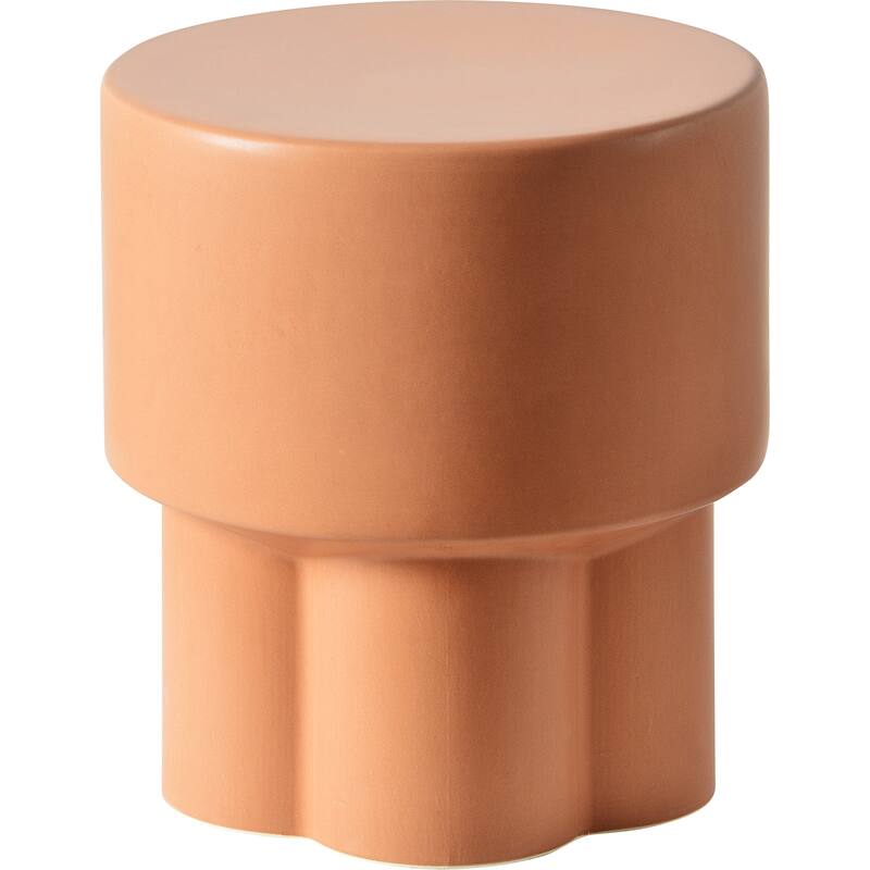 Mayflower Hand-Made Side Table - 14.5" - Orange
