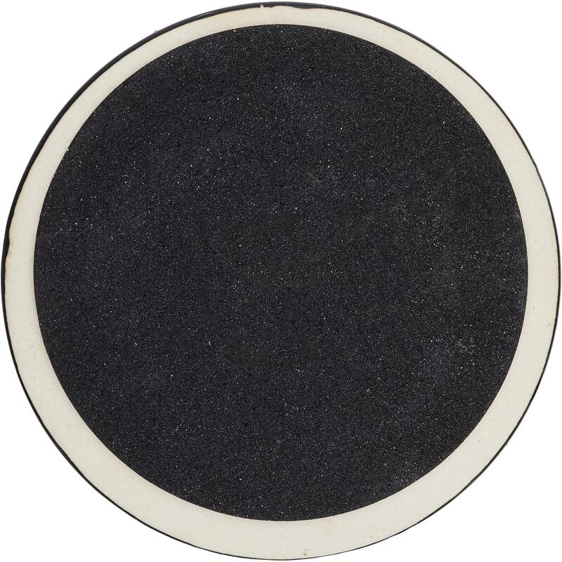 Matte Black Set of Two Elise Short Ceramic Candlesticks Aria Home