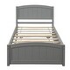 preview thumbnail 2 of 20, Twin Platform Bed with Trundle for Small Spaces and Extra Sleeping Area