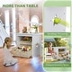 preview thumbnail 7 of 12, 31.8"X18.9" Wooden Kids Table & Chair Set With 6 Storage Bags