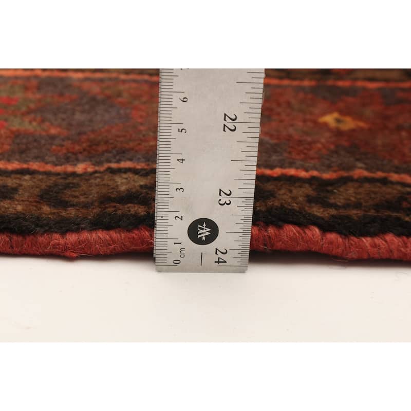 ECARPETGALLERY Hand-knotted Andelz Red Wool Rug - 4'1 x 6'3