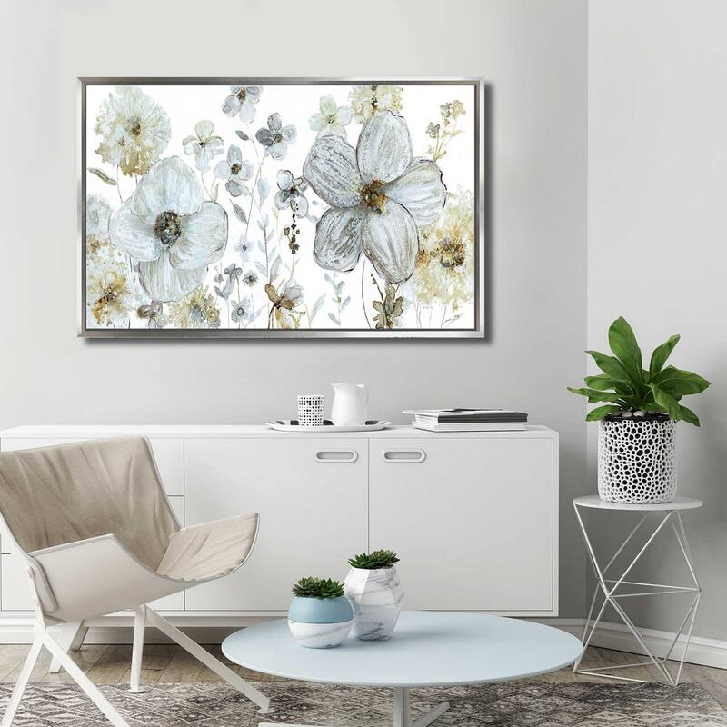 "Garden Glitter III" by Carol Robinson Print on Floating Canvas