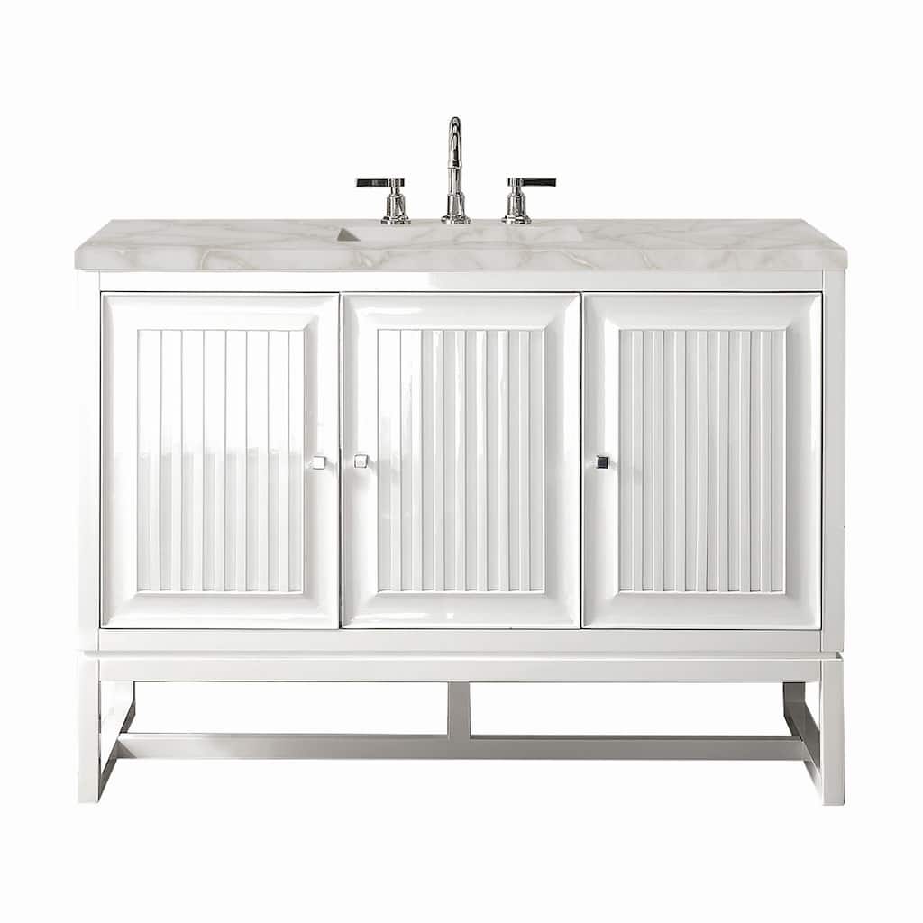 James Martin Vanities E645-V48-3VSL Athens 48" Single Basin Poplar