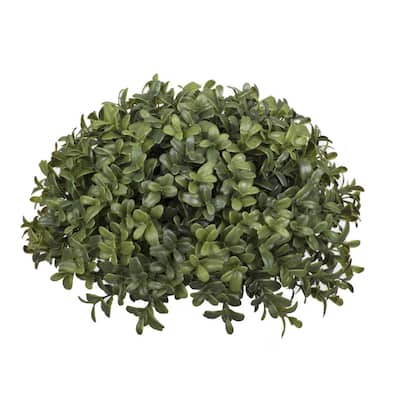 Faux Boxwood Half Ball