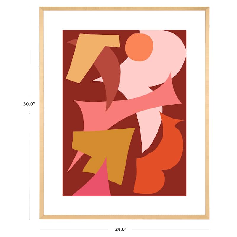 SAFAVIEH Sissi Tango Lessons 24 x 30-inch Framed Wall Art