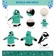 preview thumbnail 2 of 4, DolliBu African Penguin Doctor Plush with Cute Scrub Uniform and Cap - 9 inches
