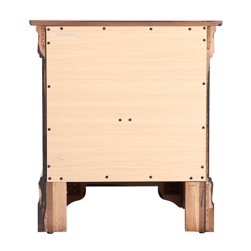 Louis Phillipe 2-drawer Wooden Nightstand