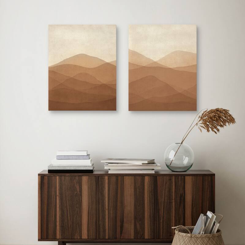 Ethereal Outlook, Ethereal Panorama by Belle Poesia Canvas Art Prints