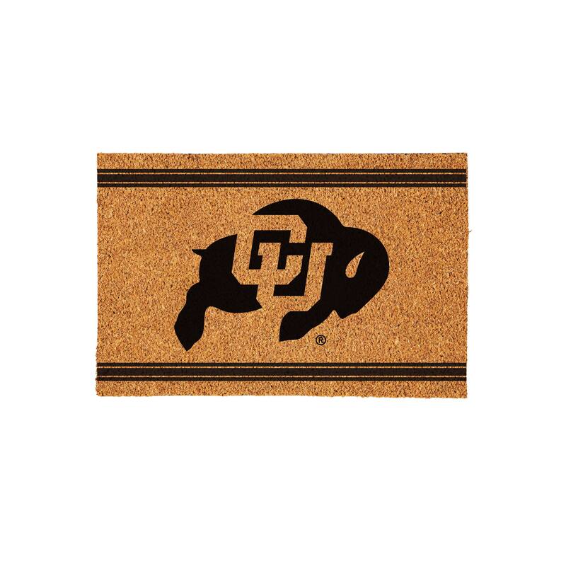 University of Colorado Monochrome Indoor/Outdoor Coir Door Mat
