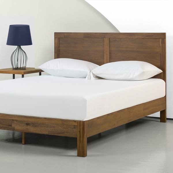Priage by ZINUS Brown Wood Platform Bed Frame. Opens flyout.