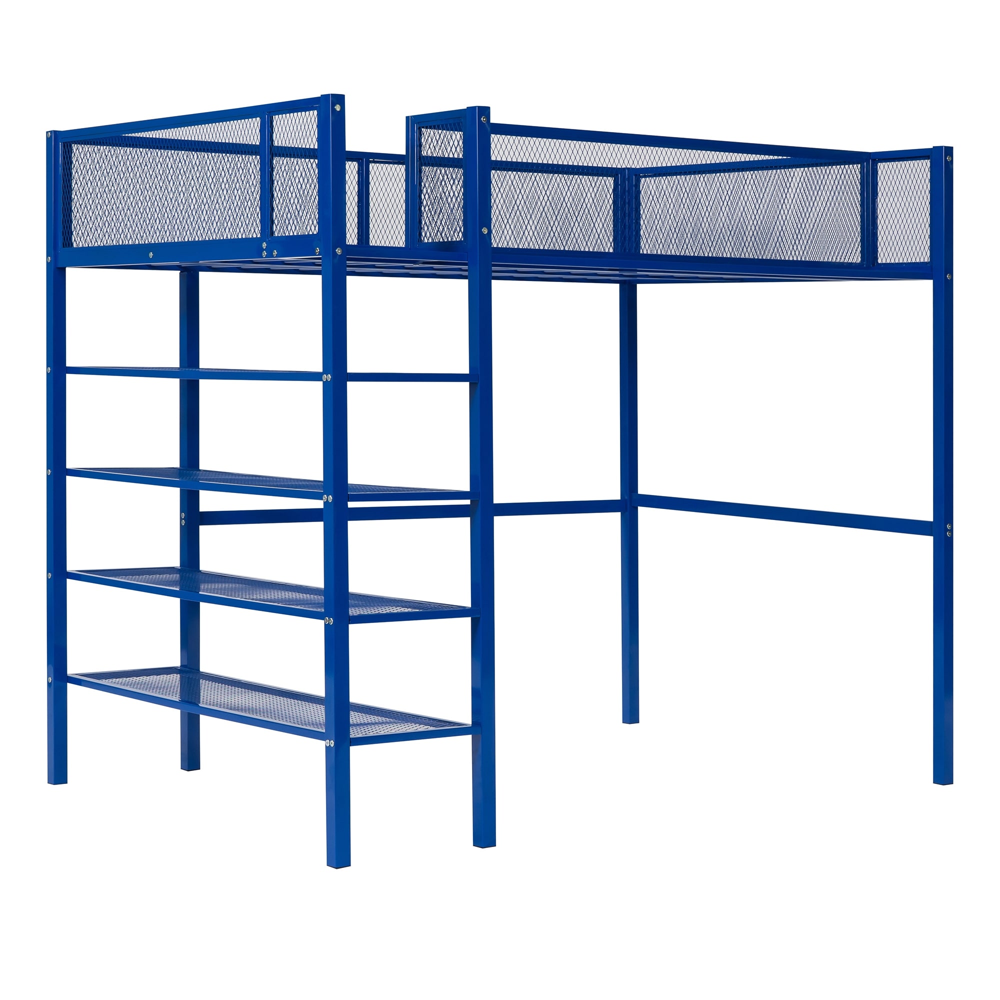 Mainstays metal storage loft bed top