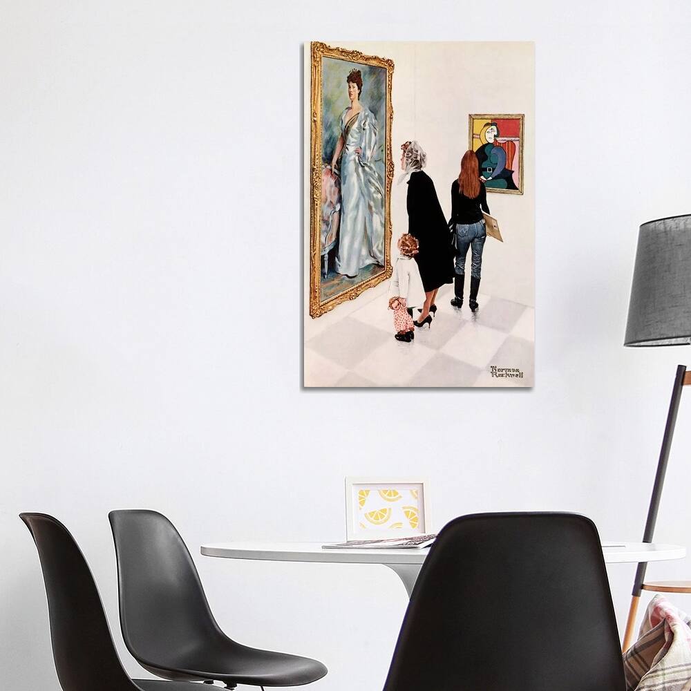 iCanvas "Picasso vs. Sargent" by Norman Rockwell Canvas Print