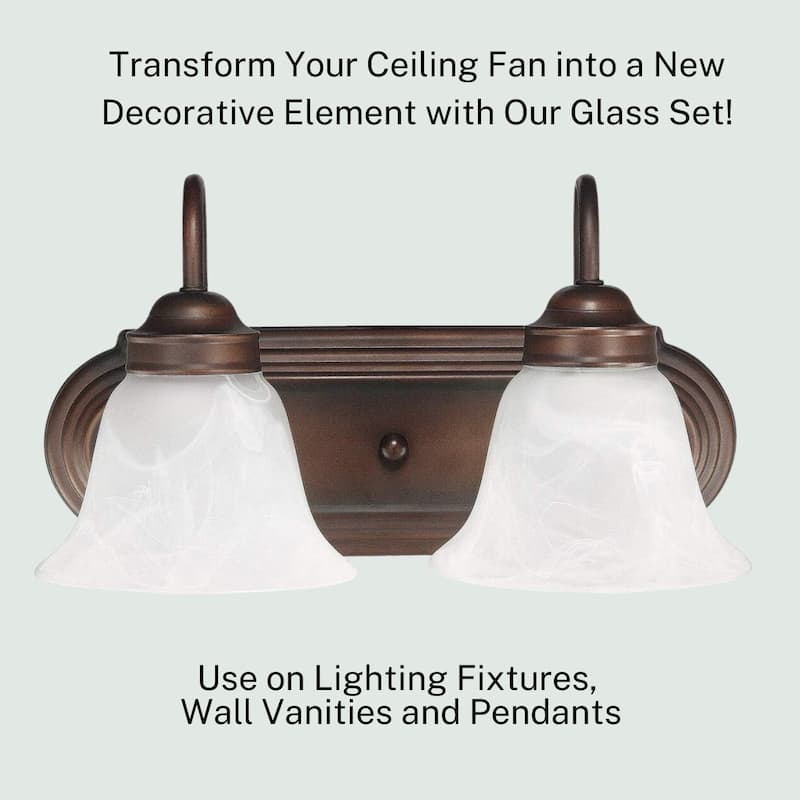 Ceiling Fan Light Covers Replacement Glass for Ceiling Fans (4 Pack) On Sale Bed Bath