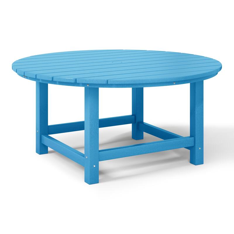 Laguna Outdoor Poly Adirondack 38" Round Coffee Table