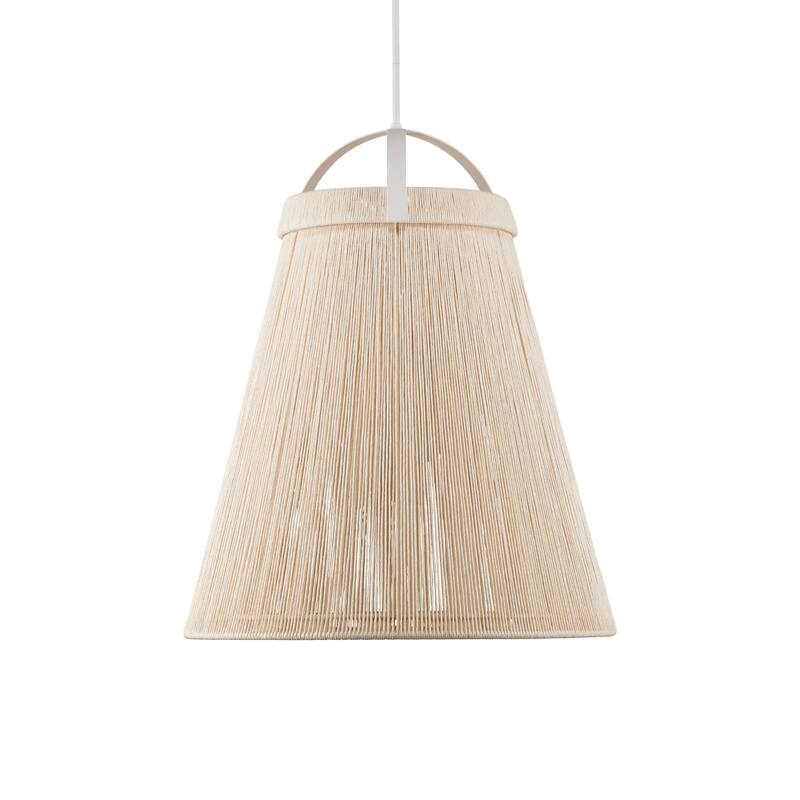 Currey & Company Parnell White Pendant - 37.5"h x 27.75"dia - 37.5"h x 27.75"dia