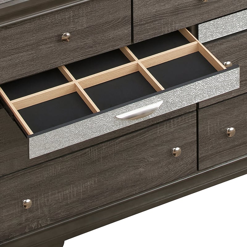 Madrid 9-Drawer 63 in. W Dresser
