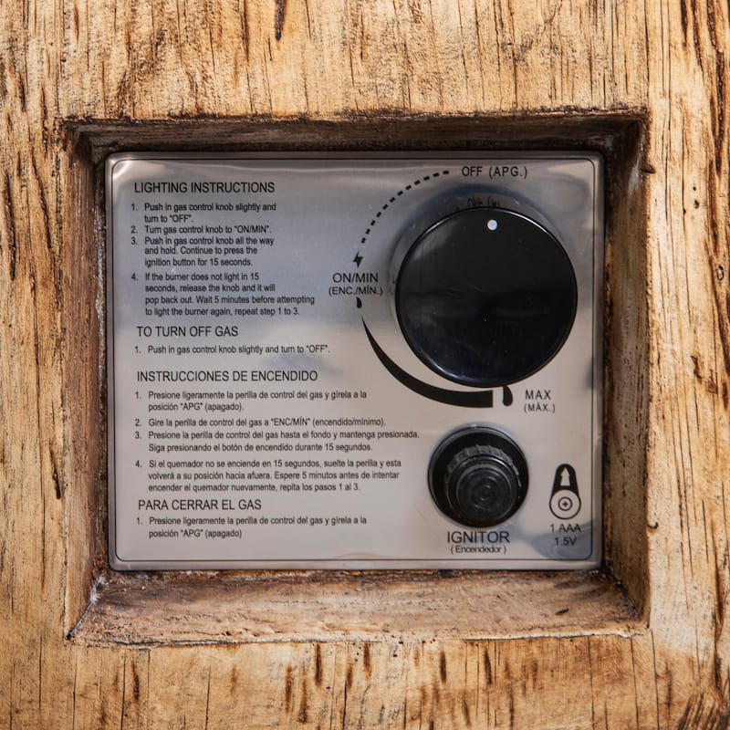 30,000 BTU Outdoor Fire Pits Patio Propane Gas Fire Pit for Outside