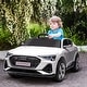 preview thumbnail 9 of 8, Audi E-Tron 12V Electric Kids Ride-On Car with Remote Control, Suspension System, MP3 Music, LED Lights, and Safety Belt