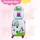 preview thumbnail 27 of 50, 2 Pieces 12 Inch 16 Inch Kids Luggage Set with Backpack and Suitcase for Travel - 18" x 12" x 8.5" (L x W x H)